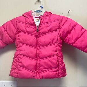 Healthtex Pink Puffer Jacket for Kids 24M